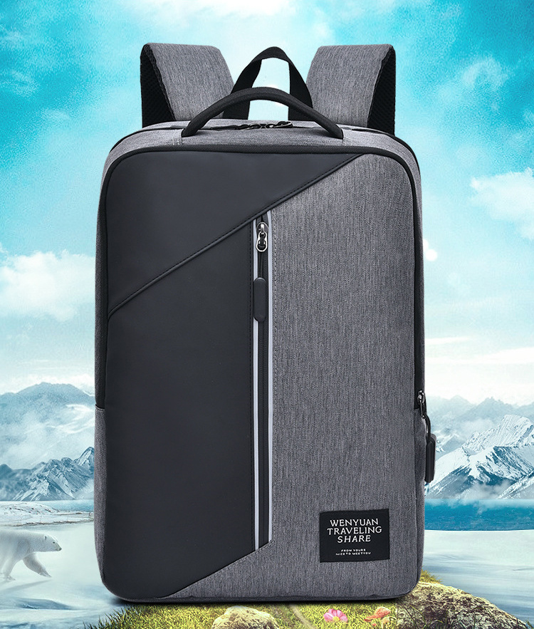 Backpack laptop mòr (2)