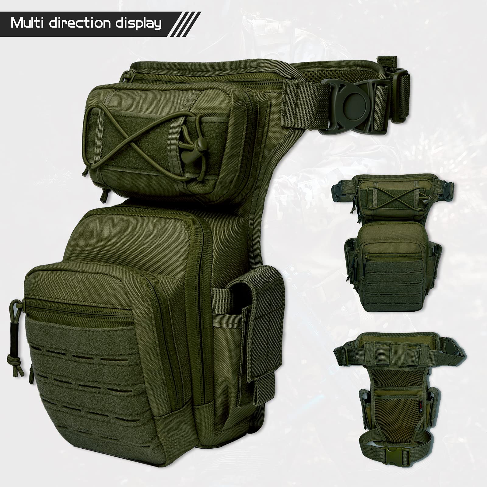 I-Tactical Drop Leg Pouch Bag 3