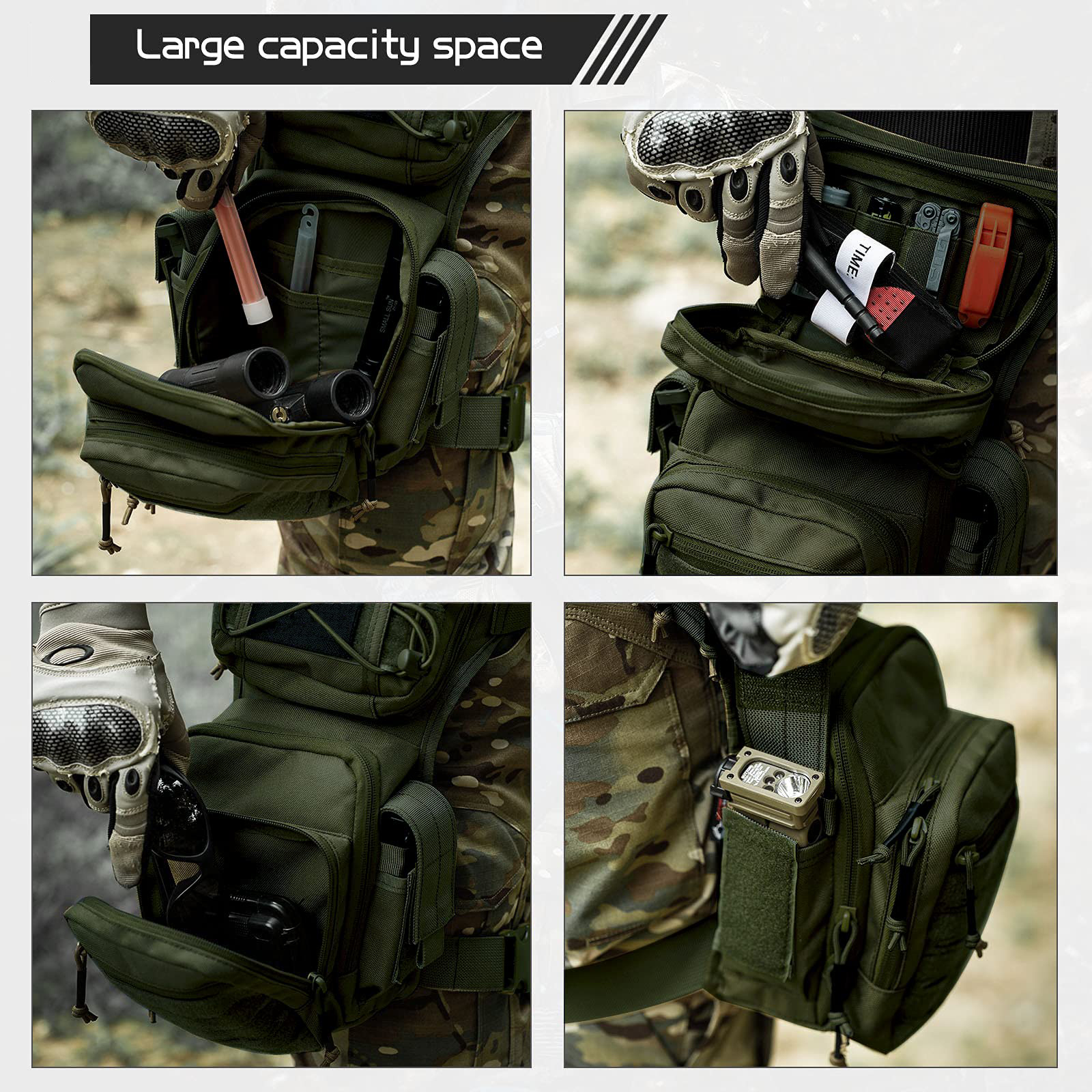 I-Tactical Drop Leg Pouch Bag 5