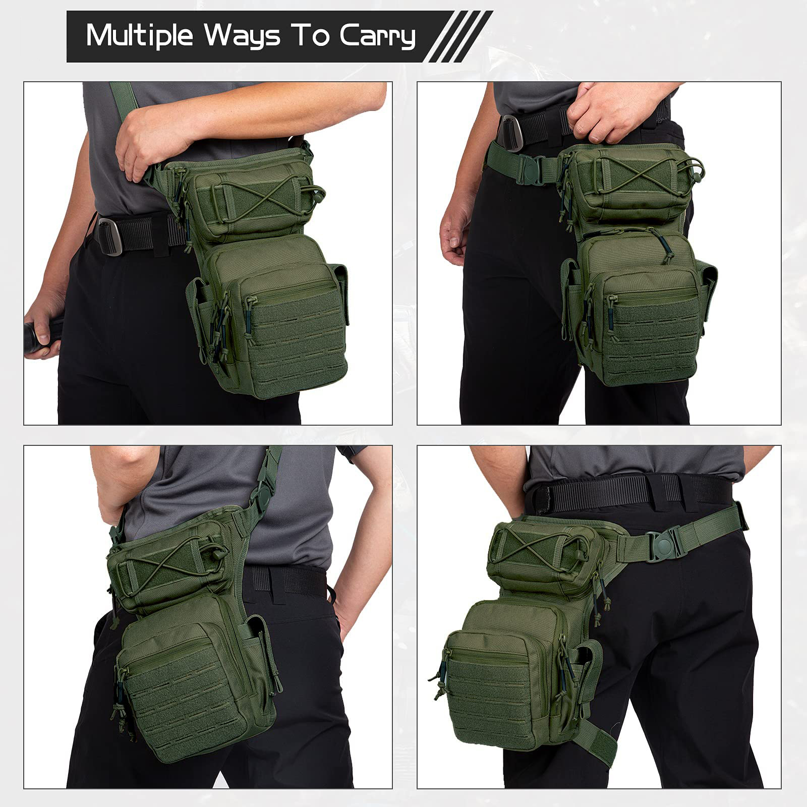 Tactical Drop Leg Pouch Bag ၆
