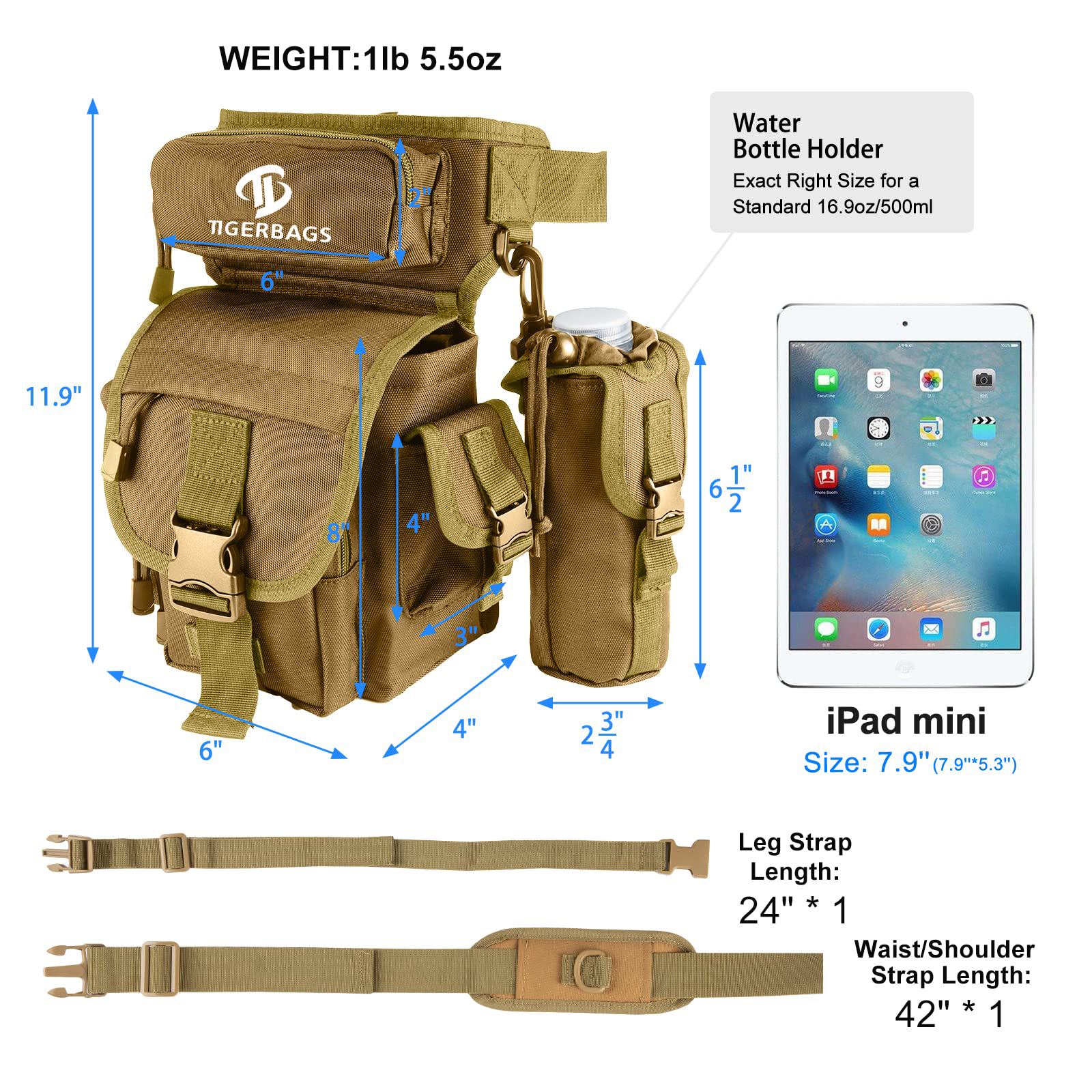 Tactical Drop Leg Pouch Bag 4