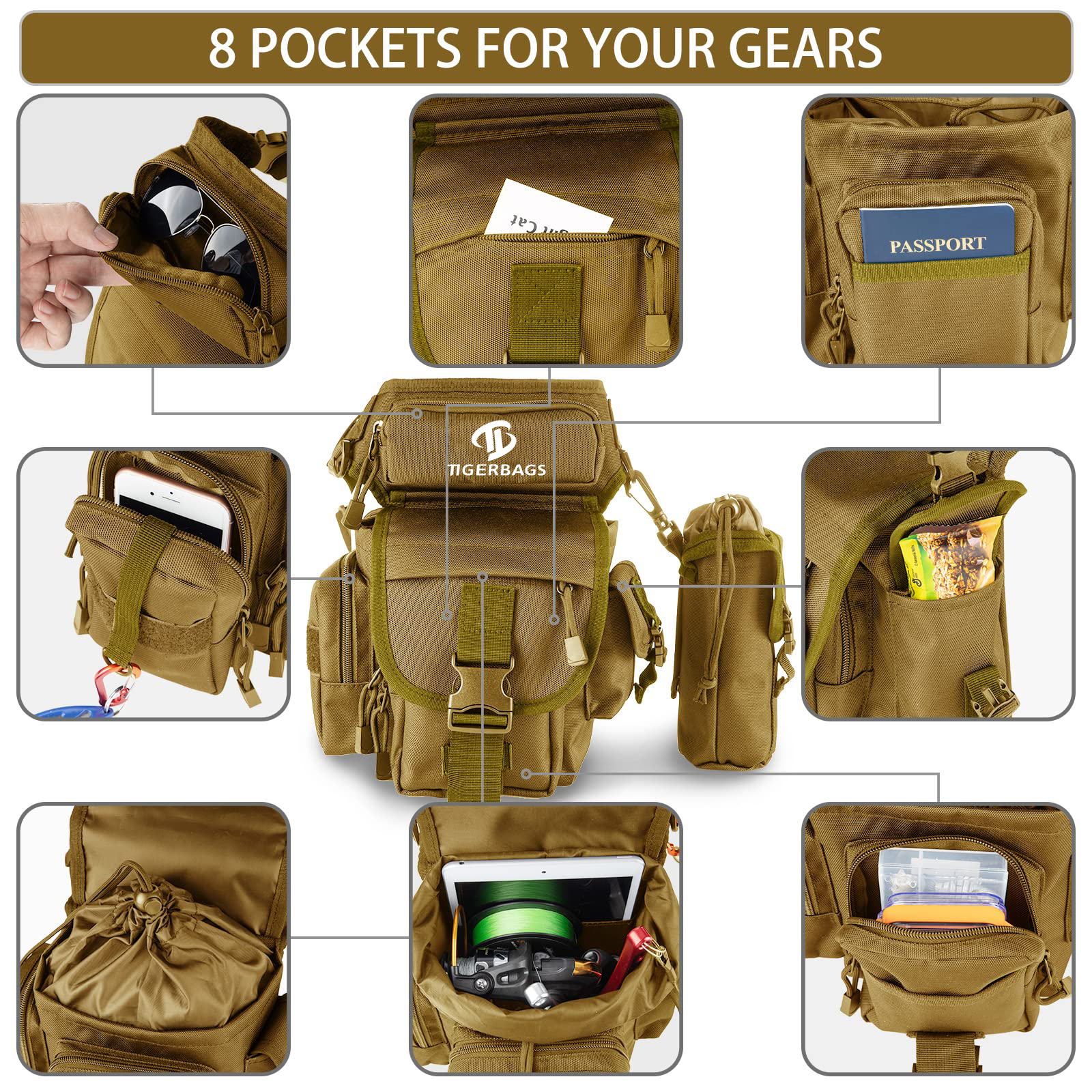 Tactical Drop Leg Pouch Bag 5