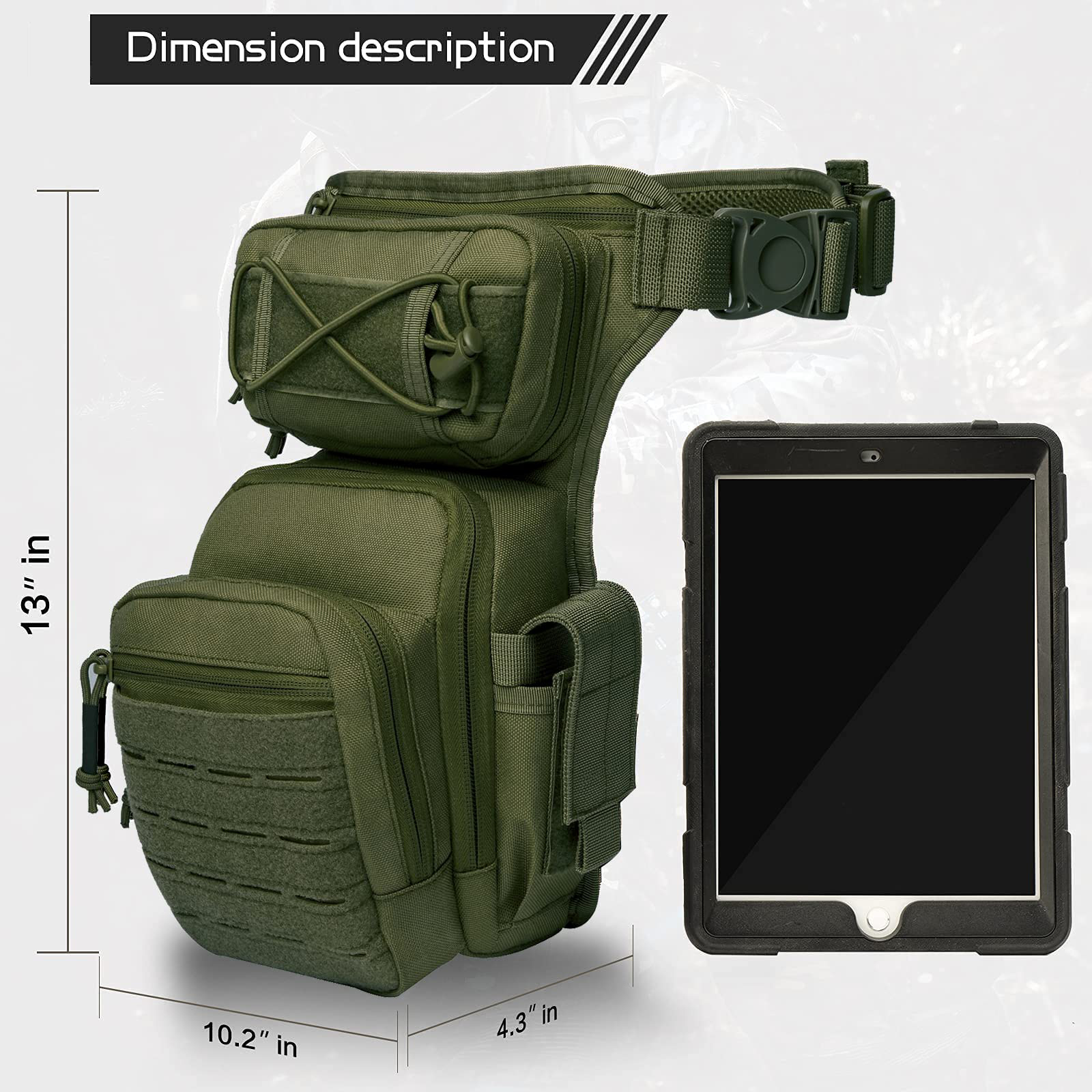 Tactical Drop Leg Pouch Bag 7