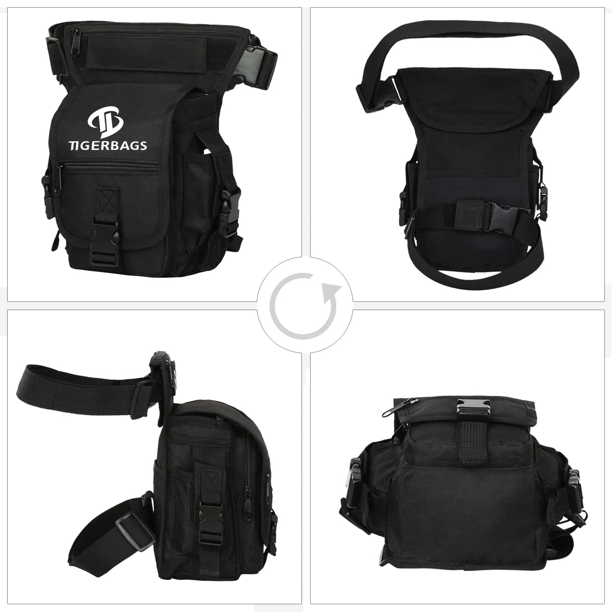 Tactical Drop Leg Pouch Bag 8